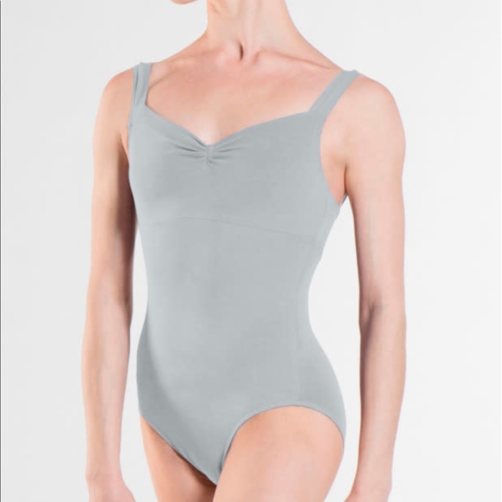 Grey wear moi leotard